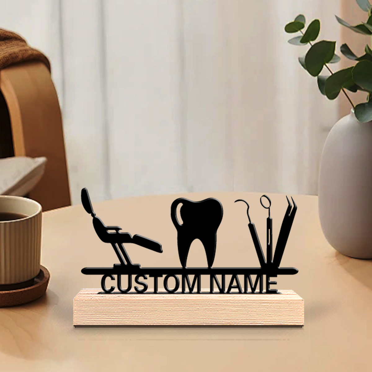 Home Office Gifts - قطعة واحدة: تحفة فنية معدنية مخصصة