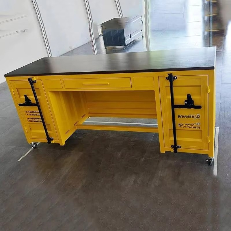 Home Office Work Table - النمط الصناعي مكتب الكمبيوتر الأثاث مكتب