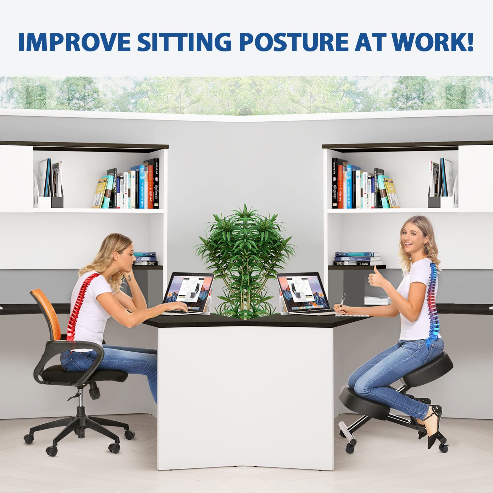 كرسي للركوع مريح للمكتب، مقعد  - مراجعة Home Office Chair وسعره