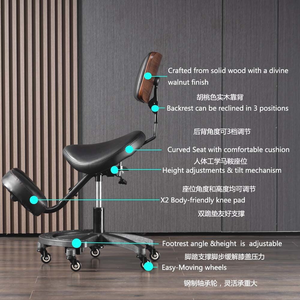 كرسي ركوع قابل للتعديل ومريح ل - مراجعة Home Office Chair وسعره