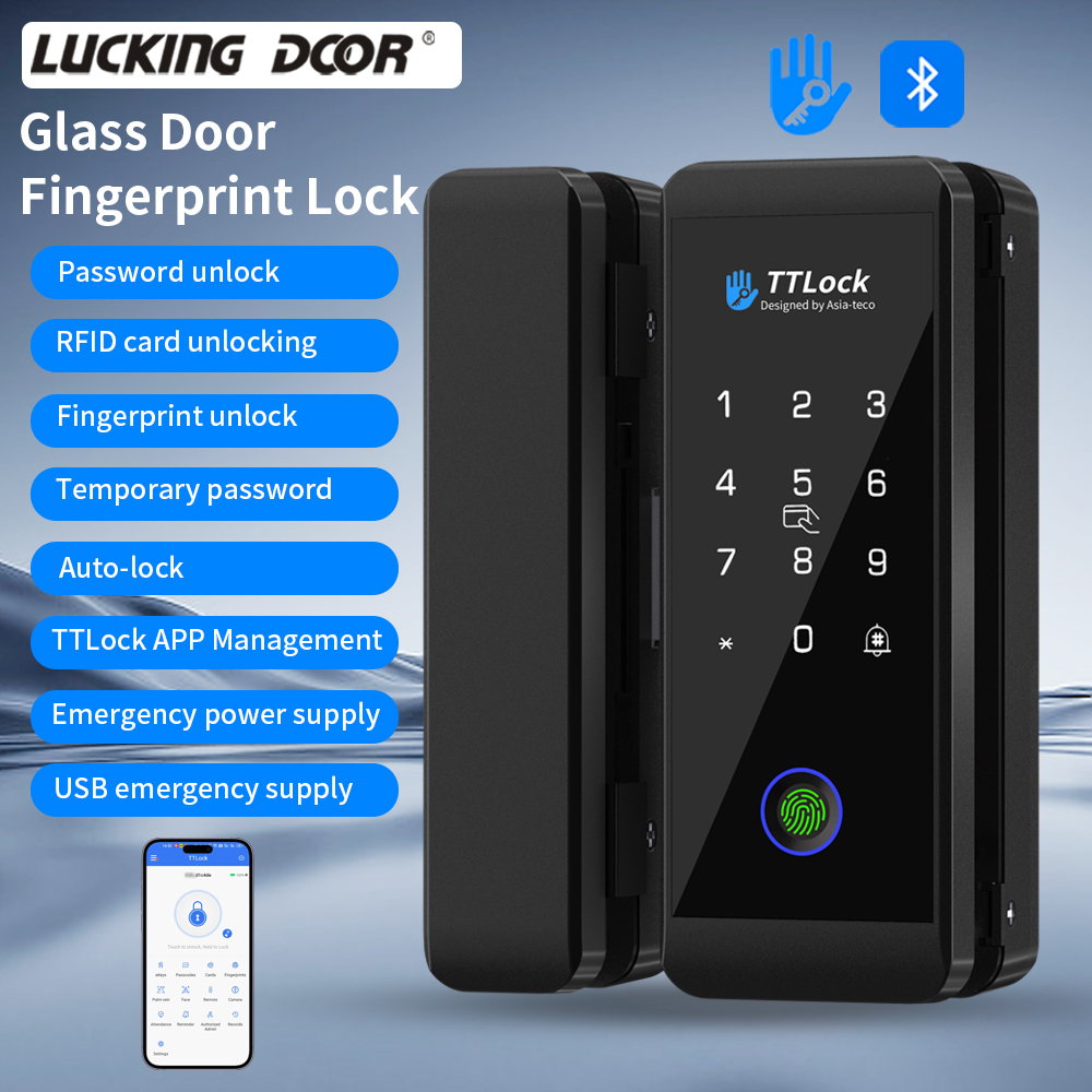TTLOCK قفل زجاجي ذكي التعرف عل - مراجعة Home Office Immigration وسعره